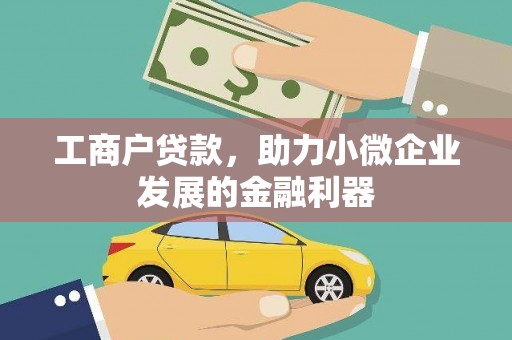 洮北工商户贷款，助力小微企业发展的金融利器