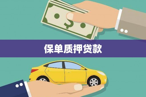 西螺保单质押贷款