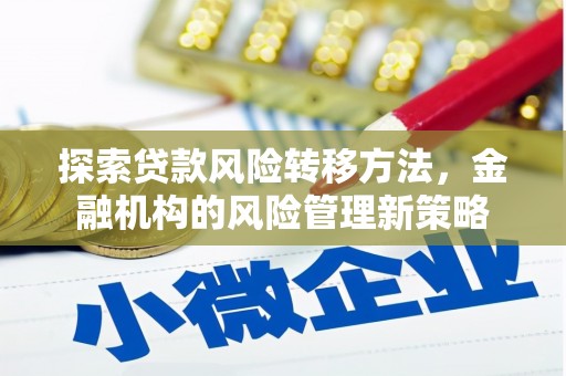 合浦探索贷款风险转移方法，金融机构的风险管理新策略