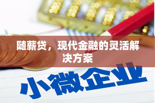兴山随薪贷，现代金融的灵活解决方案