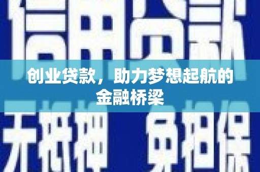 海原创业贷款，助力梦想起航的金融桥梁
