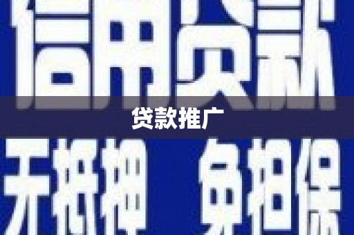 顺河贷款推广