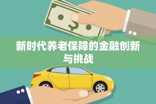 埤头新时代养老保障的金融创新与挑战
