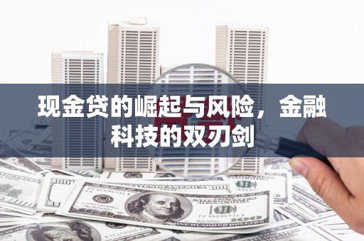 苍溪现金贷的崛起与风险，金融科技的双刃剑