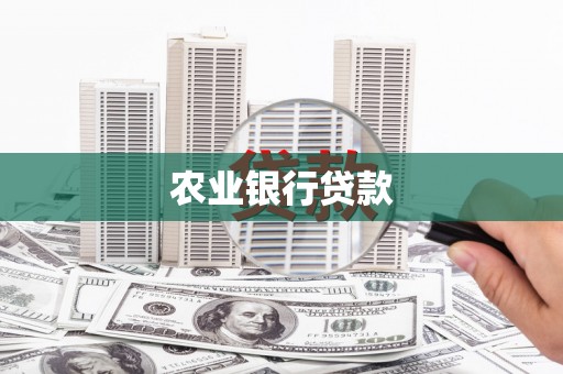 韶关农业银行贷款
