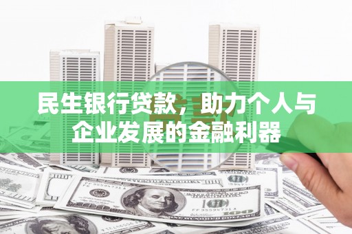 龙文民生银行贷款，助力个人与企业发展的金融利器