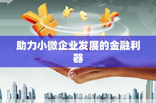 泗县助力小微企业发展的金融利器