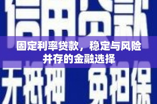 秦汉固定利率贷款，稳定与风险并存的金融选择