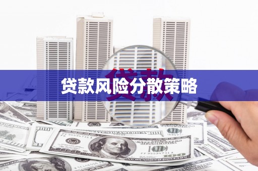 静宁贷款风险分散策略