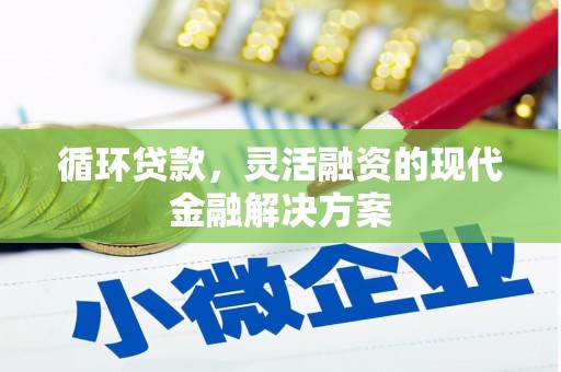 蛟河循环贷款，灵活融资的现代金融解决方案