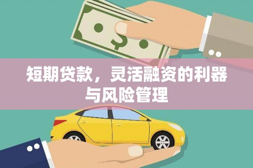 富民短期贷款，灵活融资的利器与风险管理