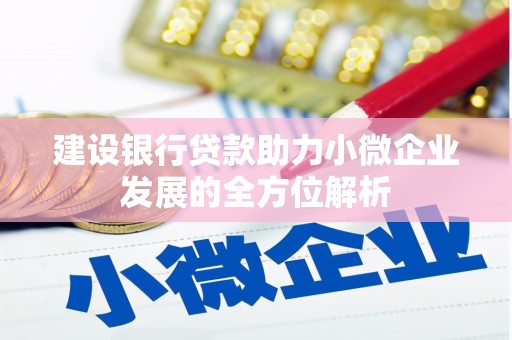 西岗建设银行贷款助力小微企业发展的全方位解析
